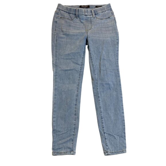 Judy Blue Womans Lincoln Mid‑Rise Pull‑On Skinny Jegging Size 9/29 Light Wash De - Picture 1 of 16
